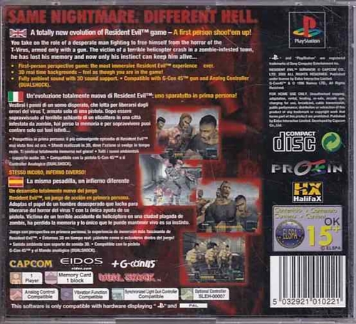 Resident Evil Survivor - PS1 (B Grade) (Genbrug)